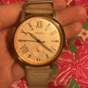 Fossil watch- stainless steel with band